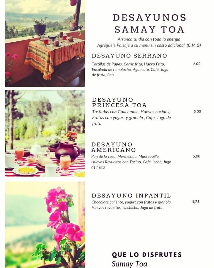 Hotel Samay Toa Otavalo Exteriér fotografie